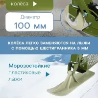 Самокат-снегокат 2 в 1 Snow Cat