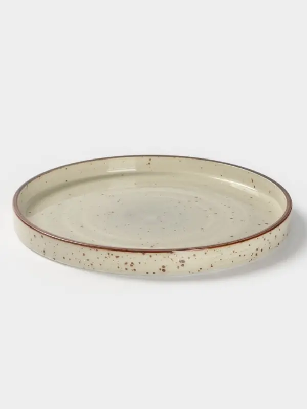 Тарелка с бортиком Magistro Mediterana, d=25.5 см, фарфор, бежевая