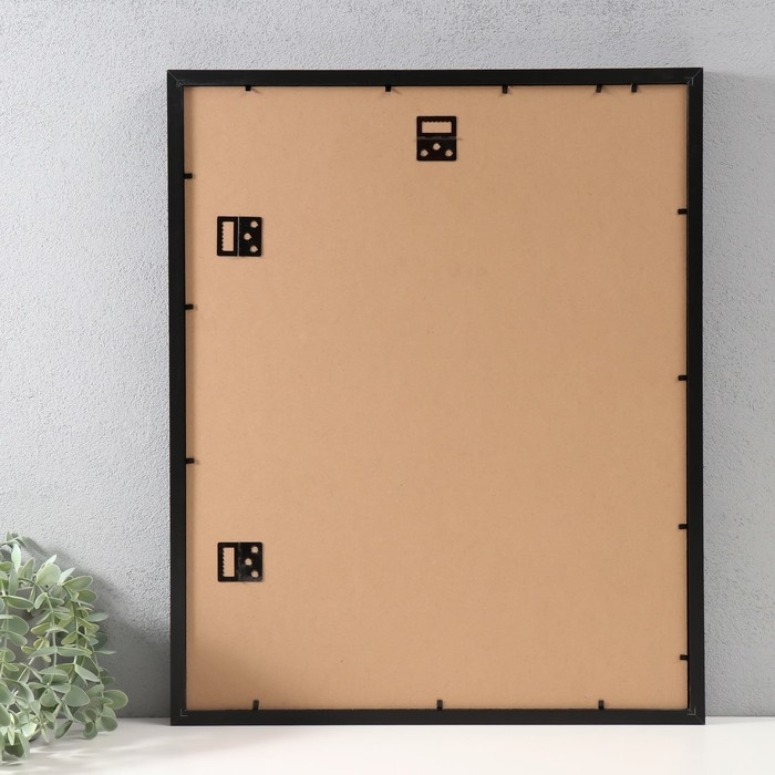 Фоторамка МДФ Фоторамка МДФ "Valerie" 40х50 см с паспарту 30х40 см, чёрный (пластиковый экран)