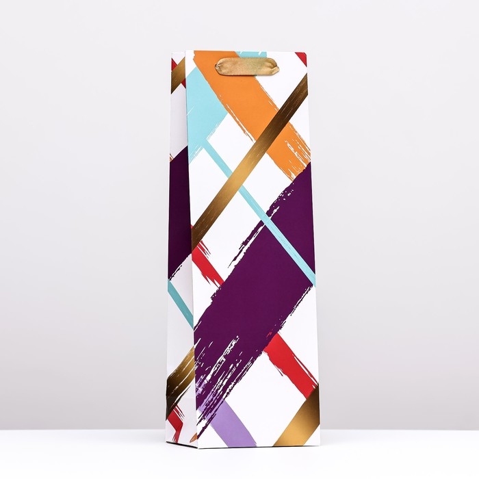 Пакет ламинированный под бутылку, 12 х 9 х 36 см Пакет ламинированный под бутылку, 12 х 9 х 36 см