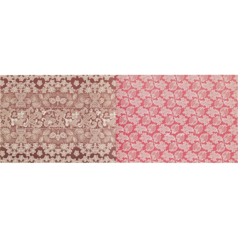 Бумага цветная  для декорирования и творчества  а4 8л. Кружева 2-055/04