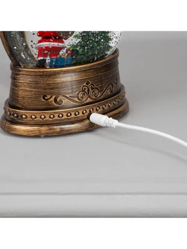 Светодиодная фигура &laquo;Семья снеговиков&raquo; 12&times;20.5&times;7.8 см, пластик, от батареек АААх3, свечение тёплое белое