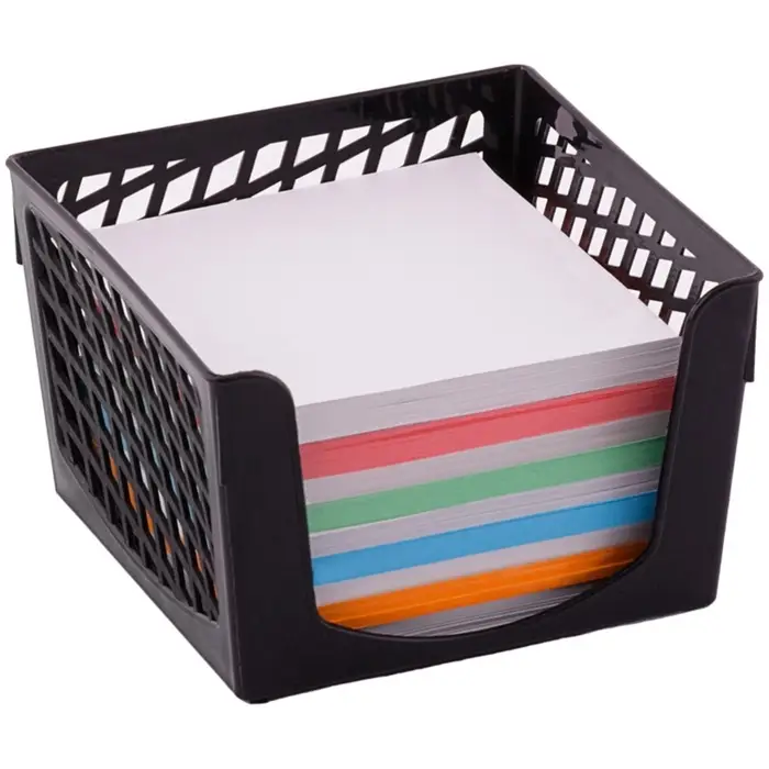 Подставка для бумажного блока &laquo;Офис-класс&raquo;, 90&times;90&times;70 мм, черная