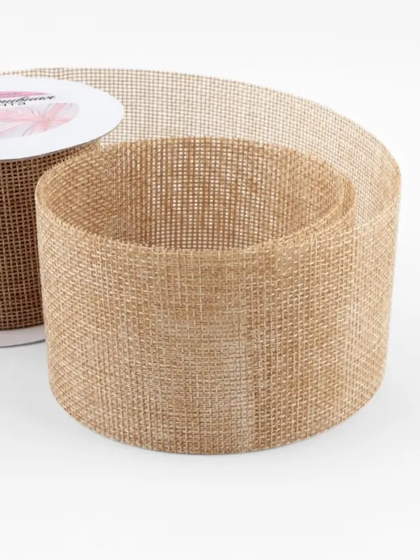 Лента текстильная &laquo;Классика&raquo;, 60 мм, 4.5 &plusmn; 0.5 м, цвет бежевый