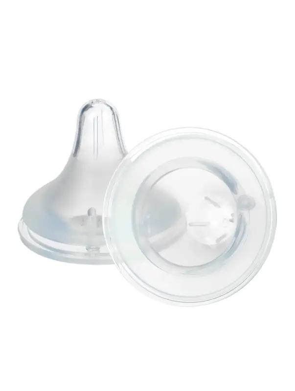 Соска на бутылочку, антиколиковая, 6+, Mum Effect, широкое горло, 2 шт.