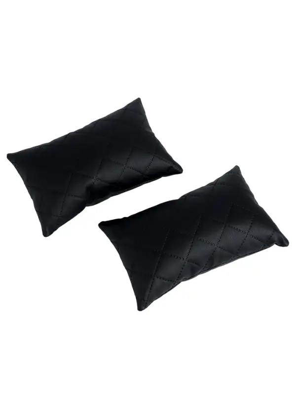 Подушка на подголовник автомобиля, набор 2 шт,  черный Подушка на подголовник автомобиля, набор 2 шт,  черный