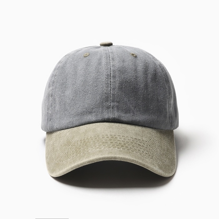 Кепка мужская MINAKU, цвет серый/коричневый, р-р 56-58 Кепка мужская MINAKU, цвет серый/коричневый, р-р 56-58