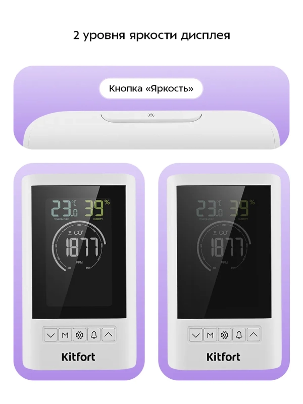 Датчик CO2 температуры и влажности КТ-3706 - 10 Вт Датчик CO2 температуры и влажности КТ-3706 - 10 Вт