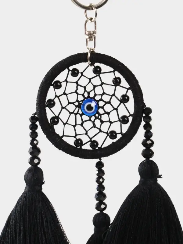 Брелок Брелок "Ловец снов" 17 см, цв. чёрный