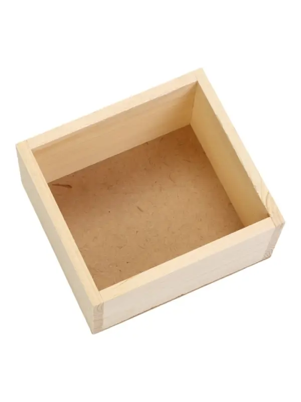 Кашпо для цветов &laquo;Элегант&raquo;, 14.5&times;12.5&times;7.5 см, деревянное