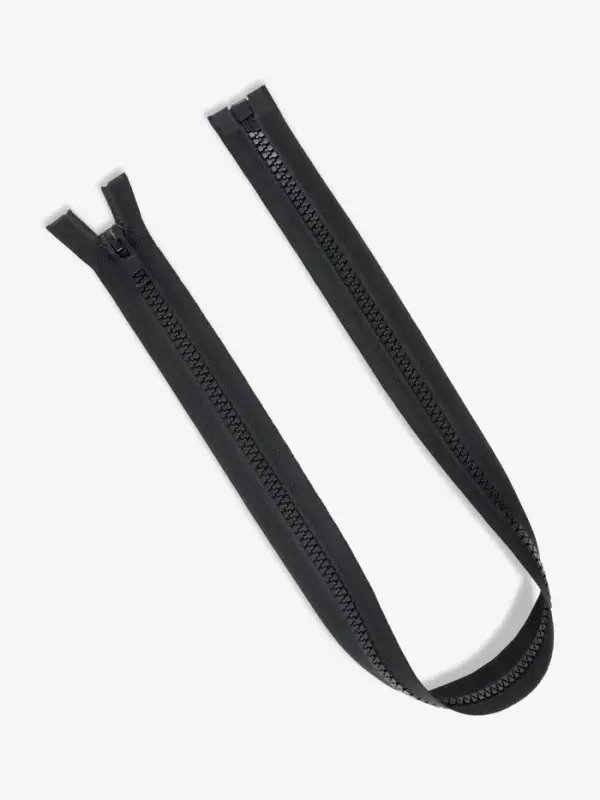 Молния &laquo;Трактор&raquo;, №10, разъёмная, замок автомат, 80 см, чёрная