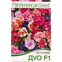 Семена цветов Петуния Дуо F1, смесь сортов (драже в пробирке) Спецсерия PanAmerican, Ц/П,5 шт. 1094 Семена цветов Петуния Дуо F1, смесь сортов (драже в пробирке) Спецсерия PanAmerican, Ц/П,5 шт. 1094