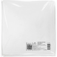 Полотенце Luscan махровое 30х30, 450 гр/м2, Oтель белый, Турция, 10 шт/уп