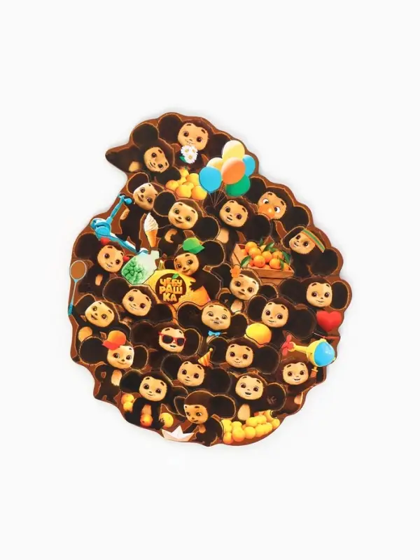 Чебурашка деревянный пазл, 26 деталей