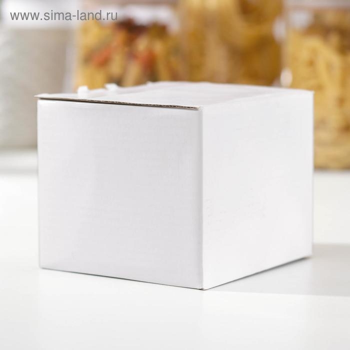 Банка керамическая для сыпучих продуктов «Белое крыло», цвет розовый