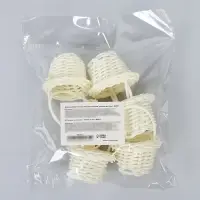 Кукольная миниатюра &laquo;Корзинка&raquo;, цвет белый