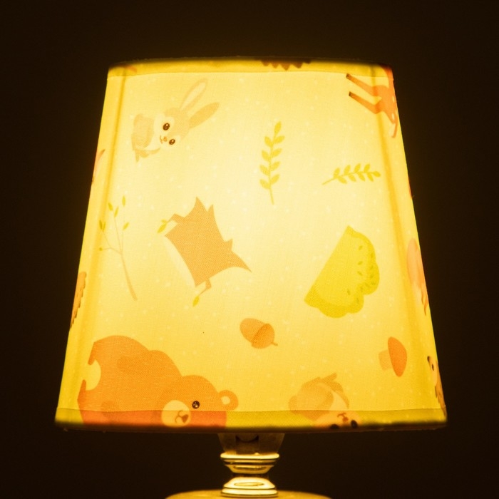 Абажур универсальный  Абажур универсальный "Лесная жизнь"  Е14 14х14х13см