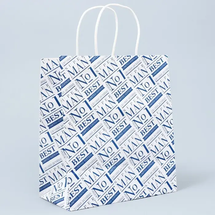 Пакет подарочный крафтовый, упаковка, Best man, 22 х 25 х 12 см Пакет подарочный крафтовый, упаковка, Best man, 22 х 25 х 12 см