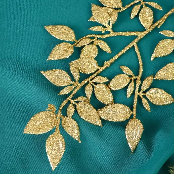 Декор блеск «Веточка с листочками», 15×30 см, МИКС