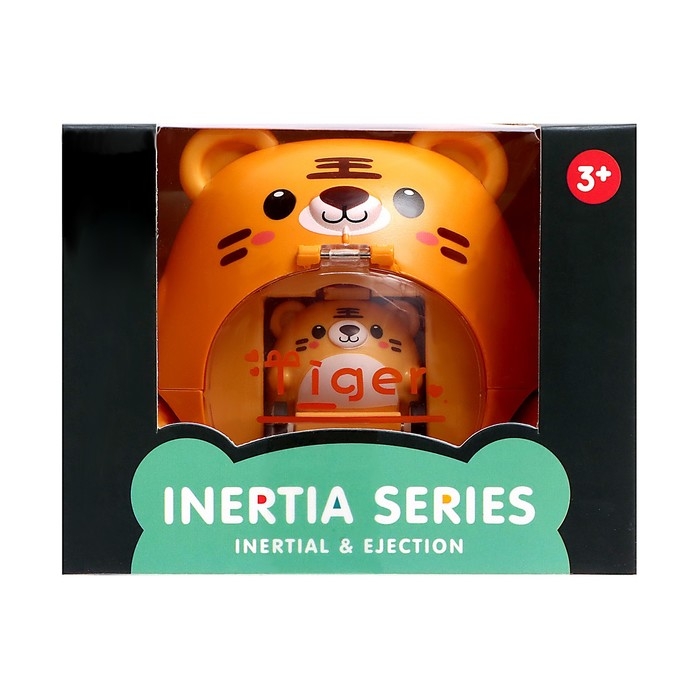 Машина инерционная &laquo;Тигрёнок&raquo;, с запуском, цвет оранжевый