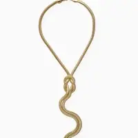 Кулон &laquo;Галстук узел&raquo;, цвет золото