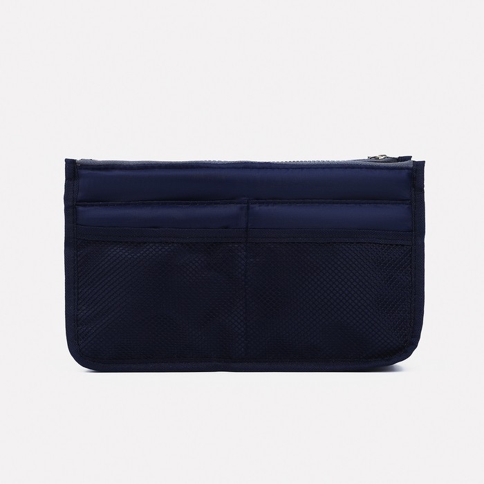 Косметичка-органайзер на молниях, цвет синий Косметичка-органайзер на молниях, цвет синий