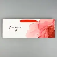 Пакет под бутылку For you, 36&times;10&times;13 см