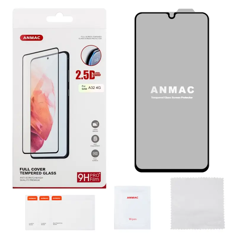 Защитное стекло Samsung A32 4G Full Cover ANMAC Арт.1137344