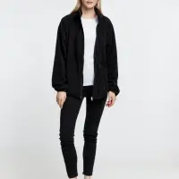 Куртка флисовая унисекс Fliska, черная, размер XL/XXL