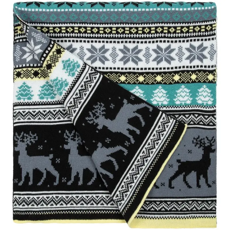 Шарф Mirakler, зеленый с желтым Шарф Mirakler, зеленый с желтым