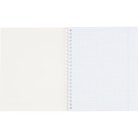 Тетрадь общая А5 80л Attache Акварель гребень картон розовый