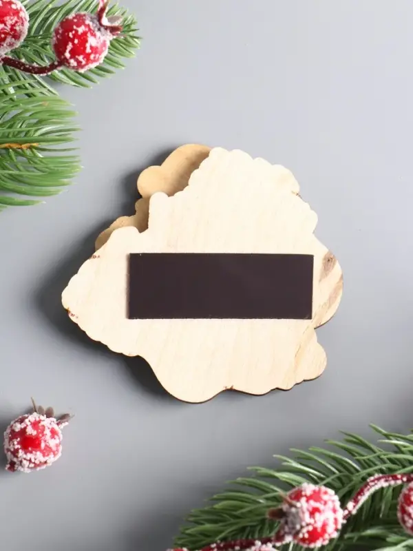 Магнит новогодний 3D «Пусть сбудутся мечты», размер магнита 7.5×7 см