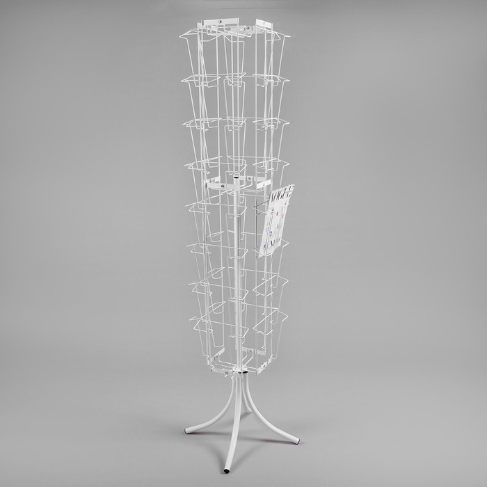 Стойка вращающаяся для прайсов, напольная, 32 кармана А4, 50×50×180 Стойка вращающаяся для прайсов, напольная, 32 кармана А4, 50×50×180