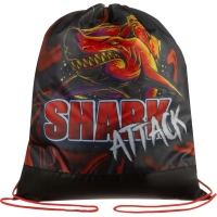 Сумка для сменной обуви цветная, ткань, СДС-3, SHARK ATTACK 2024