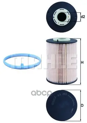 фильтр топливный Mahle/Knecht арт. KX 393D