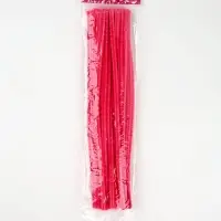 Синельная проволока набор 50 шт., розовая, 30 см