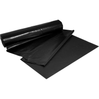 Мешки для мусора ПВД 240л, 50 мкм 10шт/рул.,черные 90х130см