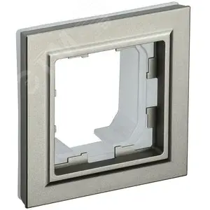 BRITE Рамка 1 пост IP44 РУ-1-БрШ-44 шампань