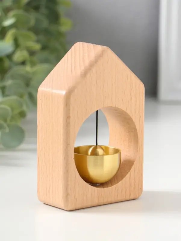 Колокол магнитный бук "Дом" 2,8х6,5х9,8 см