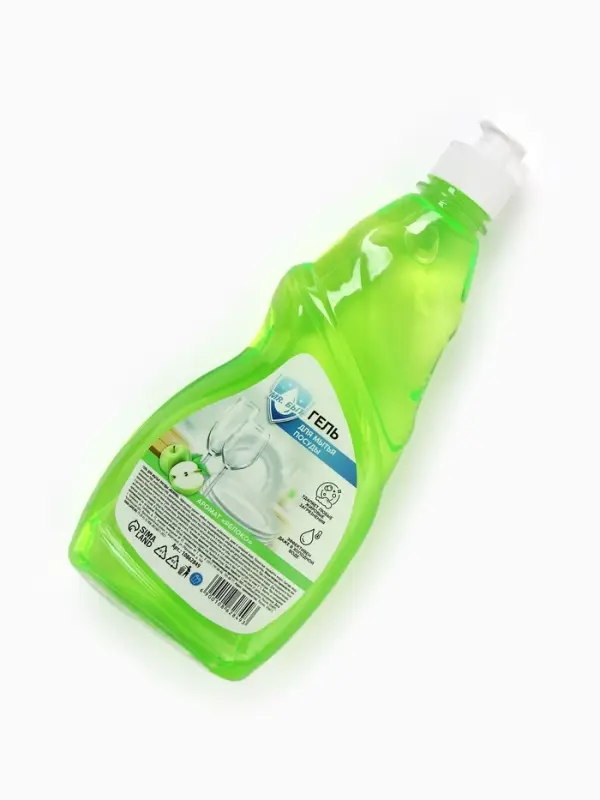 Гель для мытья посуды, 500 мл, аромат яблоко, Mr.Быт