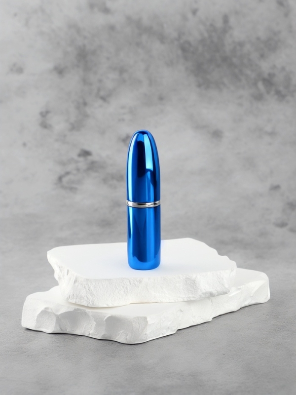 Флакон для парфюма «Пуля», с распылителем, 3 мл, цвет синий Флакон для парфюма «Пуля», с распылителем, 3 мл, цвет синий