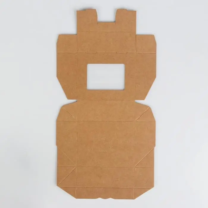 Коробка складная, крафт, 10×8×3.5 см, 0.24 л