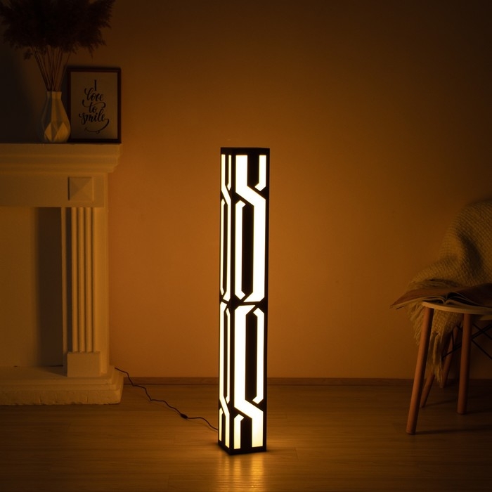 Торшер  Торшер "Рондо" LED 20Вт RGB пульт ДУ черный