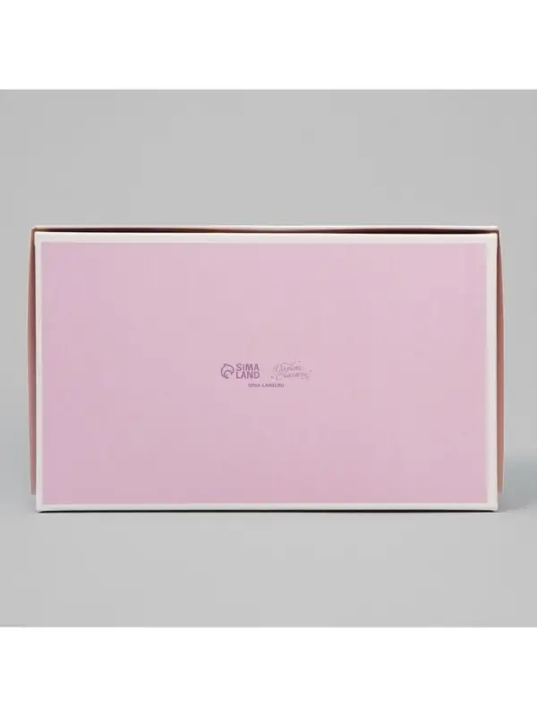 Кондитерская упаковка, коробка с ламинацией &laquo;Акварельные цветы&raquo;, 20&times;12&times;4 см