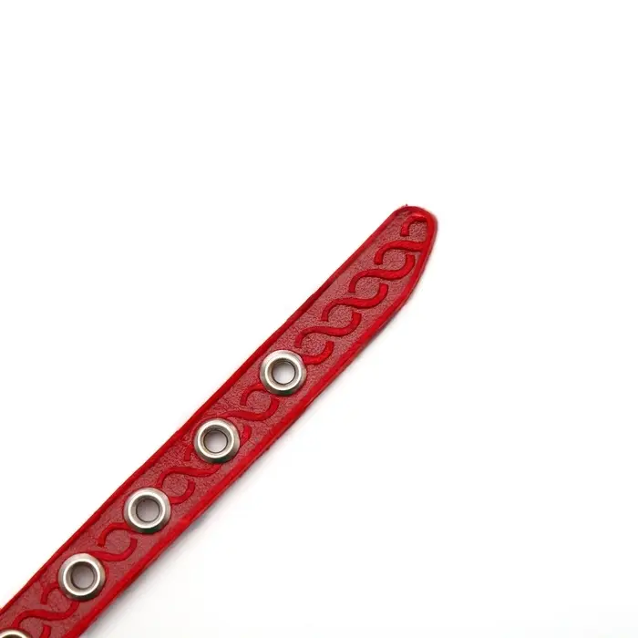 Ошейник, 1.2 см, ОШ 20-26 см, однослойный, неукрашенный, цвет и вид МИКС