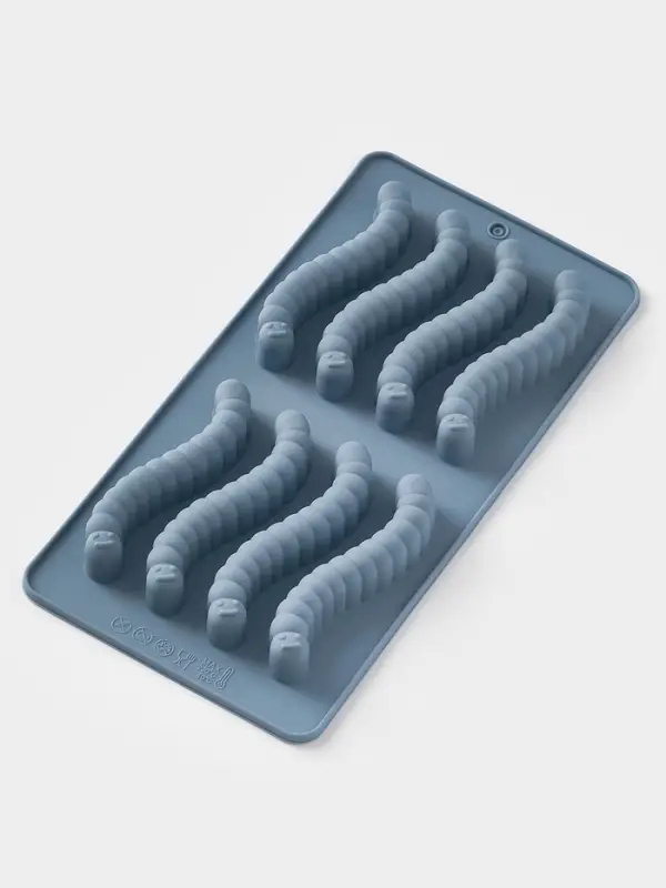 Форма для мармелада  Форма для мармелада "Червячки" 20x10x1,5 см