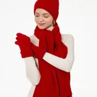 Варежки Heat Trick, красные, размер S/M