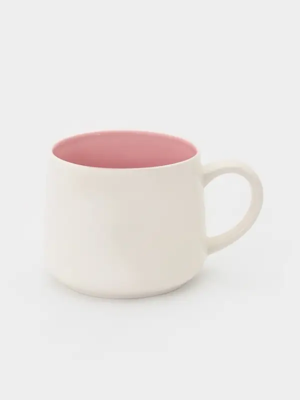 Кружка Доляна &laquo;Единорожка&raquo;, 360 мл, керамика, с фигуркой, белая, розовая