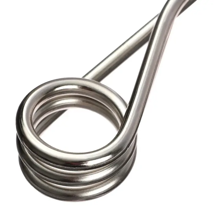 Электрокипятильник Luazon LEK 10, 1200 Вт, спираль кольцо, 29&times;3.5 см, 220 В, красный