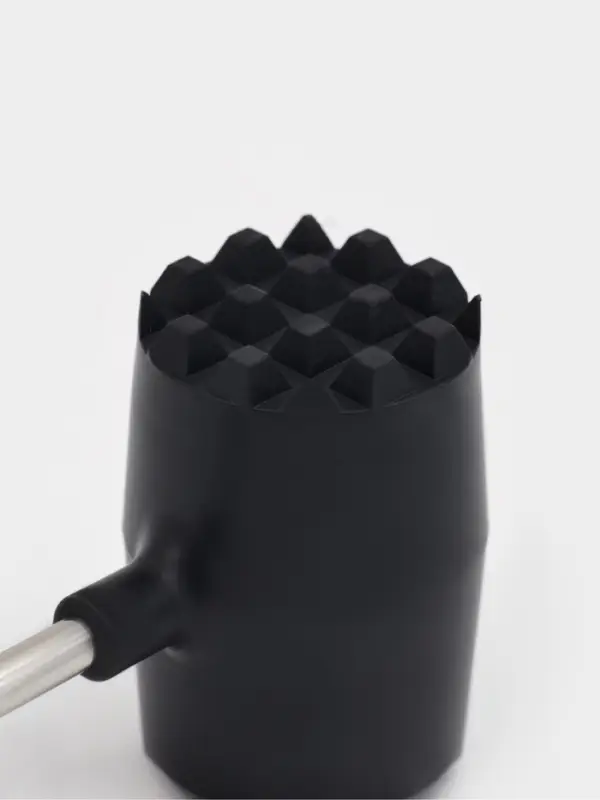 Молоток для мяса Доляна &laquo;Круг&raquo;, 25 см, чёрный